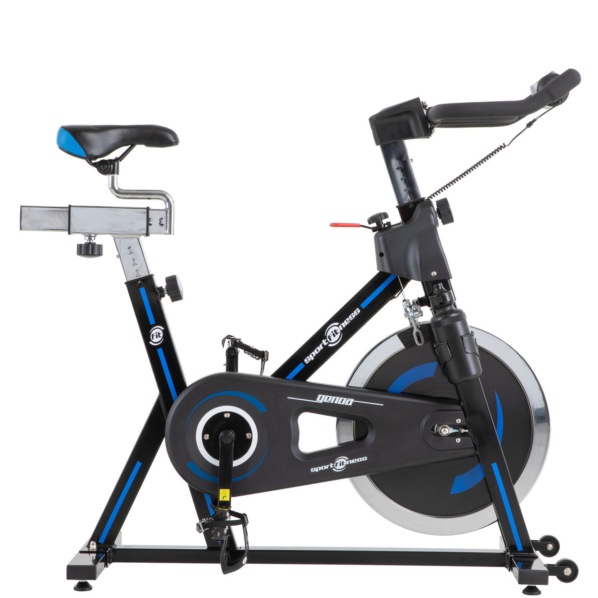 Bicicleta Spinning Genoa Negro Azul