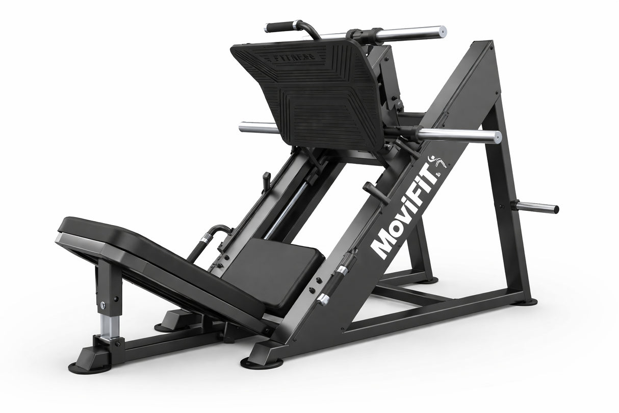 MOV-656S (U3056S) PRENSA PARA PIERNAS INCLINADA 45° RODAMIENTO LINEAL (ANGLED LEG PRESS LINEAR BEARING) CARGA CON DISCOS MOVIFIT