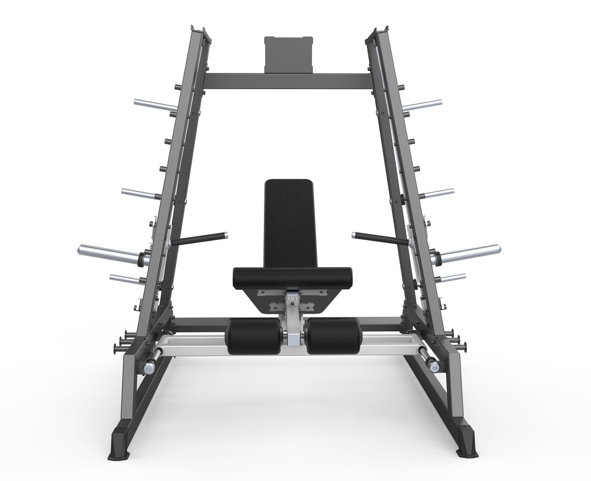 MOV-D602 (D602) POWER SMITH MACHINE DUAL SYSTEM CARGA CON DISCOS MOVIFIT (COLOR NEGRO)