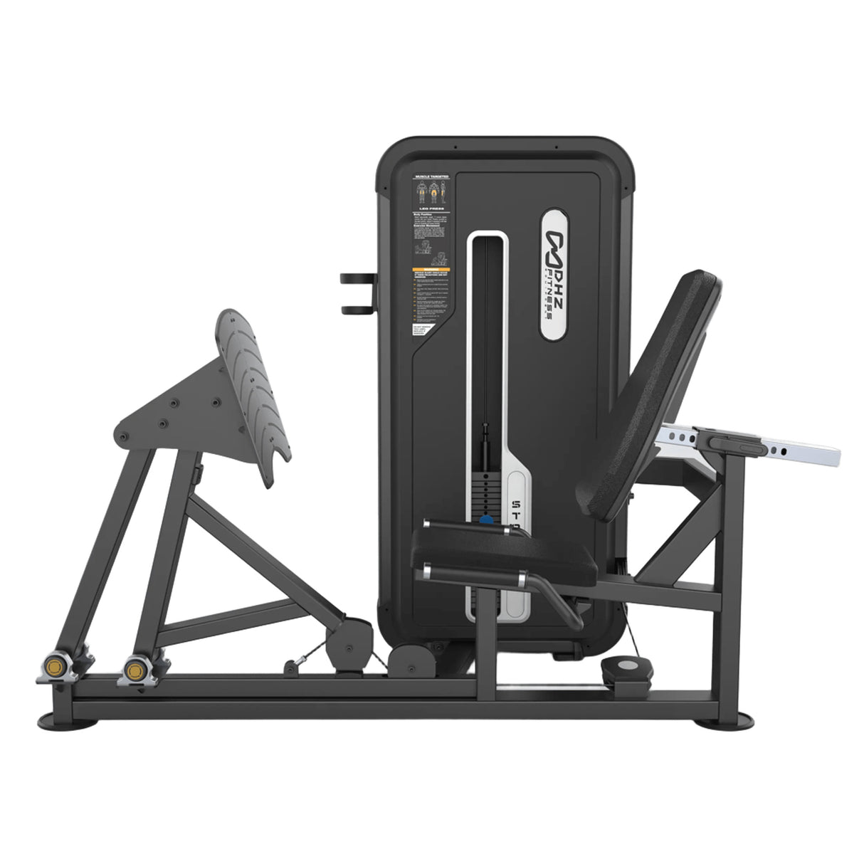 MOV-603A (U3003A) PRENSA DE PIERNAS HORIZONTAL (LEG PRESS) SERIE APPLE MOVIFIT (TORRE DE PESAS 109 KG)