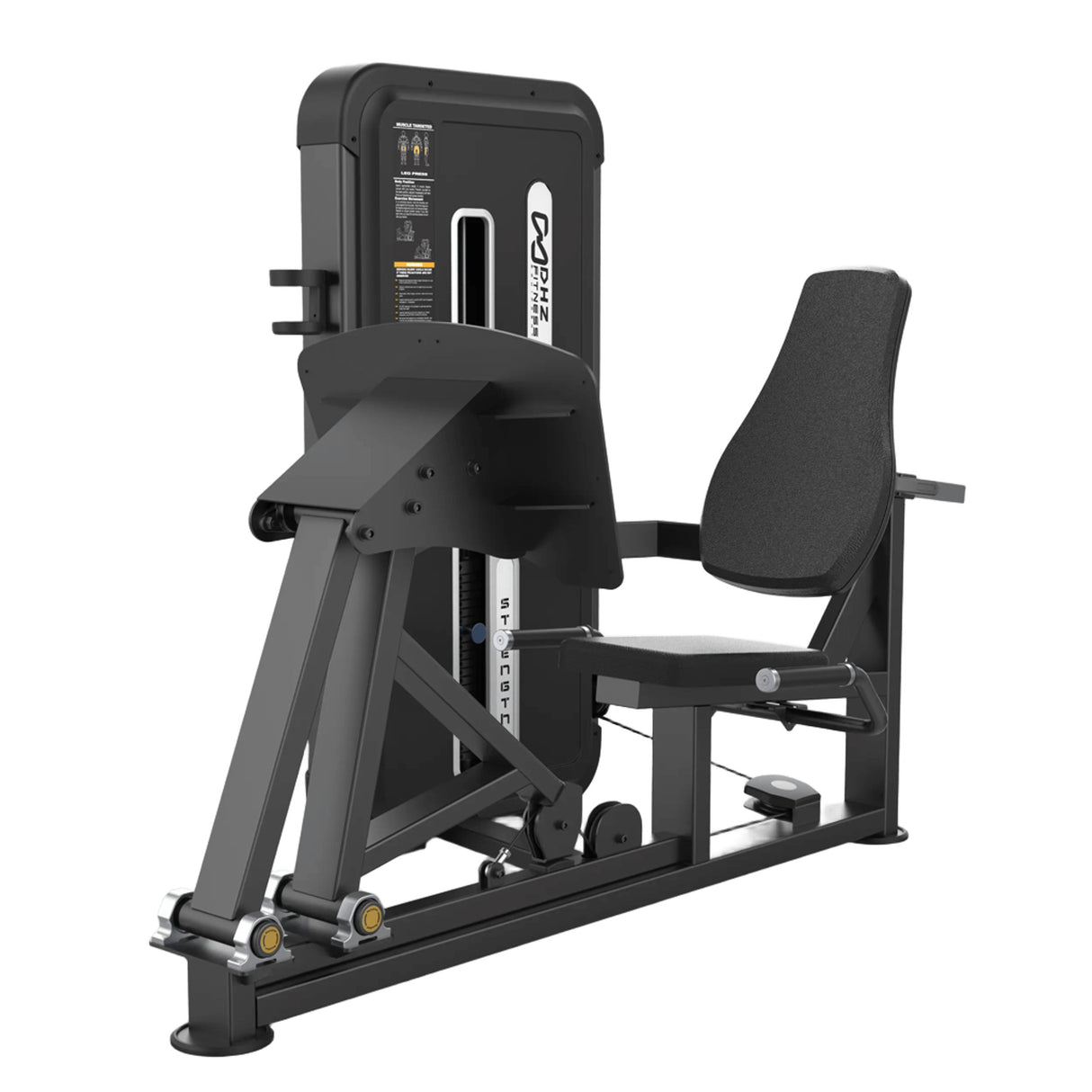 MOV-603A (U3003A) PRENSA DE PIERNAS HORIZONTAL (LEG PRESS) SERIE APPLE MOVIFIT (TORRE DE PESAS 109 KG)