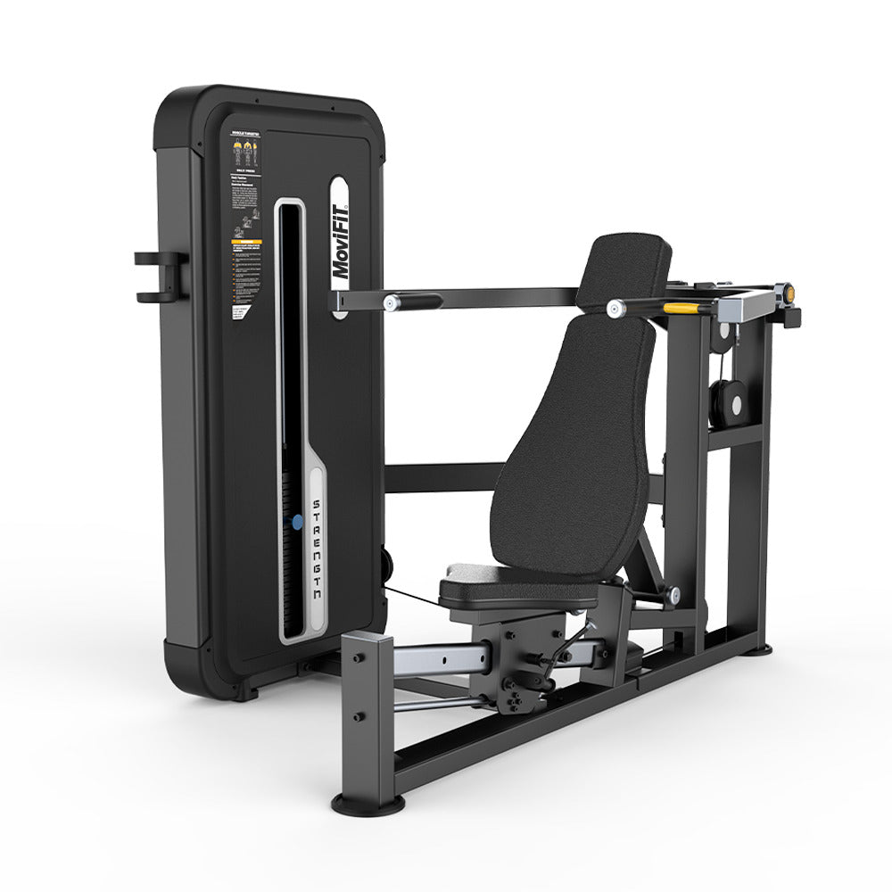 MOV-684A (U3084A) PRENSA DE PECHO Y HOMBRO DOBLE FUNCIÓN (CHEST & SHOULDER PRESS) SERIE APPLE MOVIFIT (TORRE DE PESAS 110 KG)