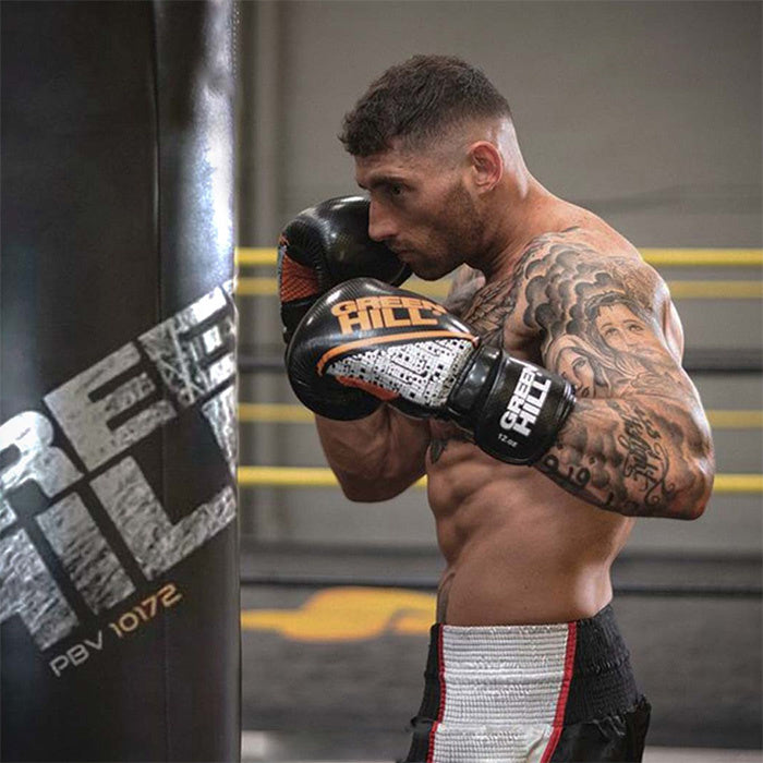 Saco de Boxeo Vinilo Negro 12 x 35 Cm