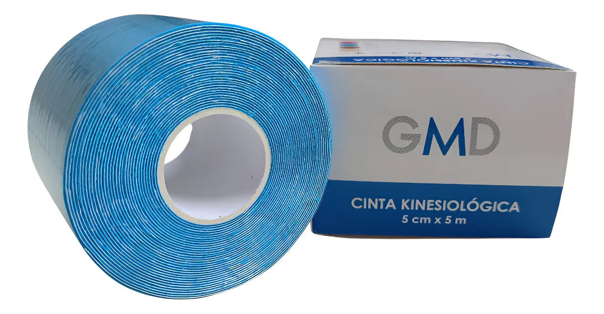 cintas kinesiologicas vendaje neuromuscular kinesio tape color azul