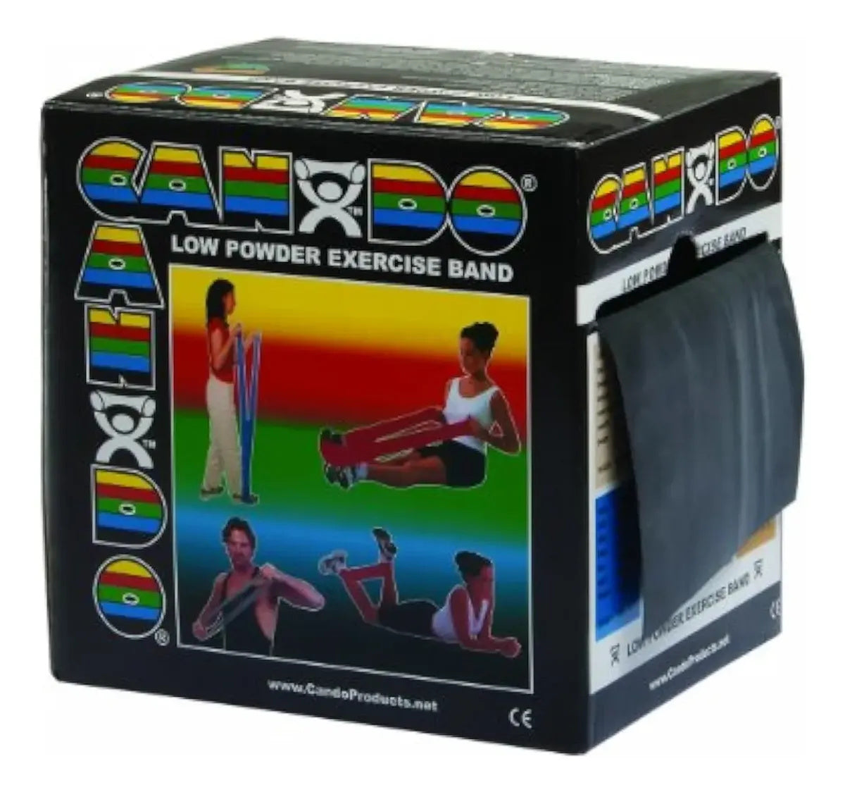 Banda de resistencia (x-fuerte), Go-band sin látex, negro x 1 m