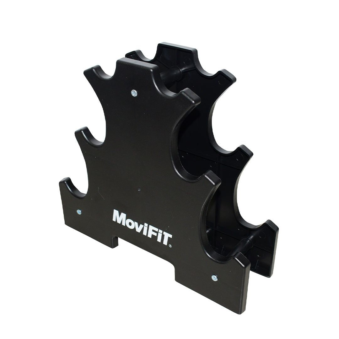 Soporte Plástico 3 Niveles para Mancuernas Vinilo 5 FabriFit Colombia Gimnasios Colombia