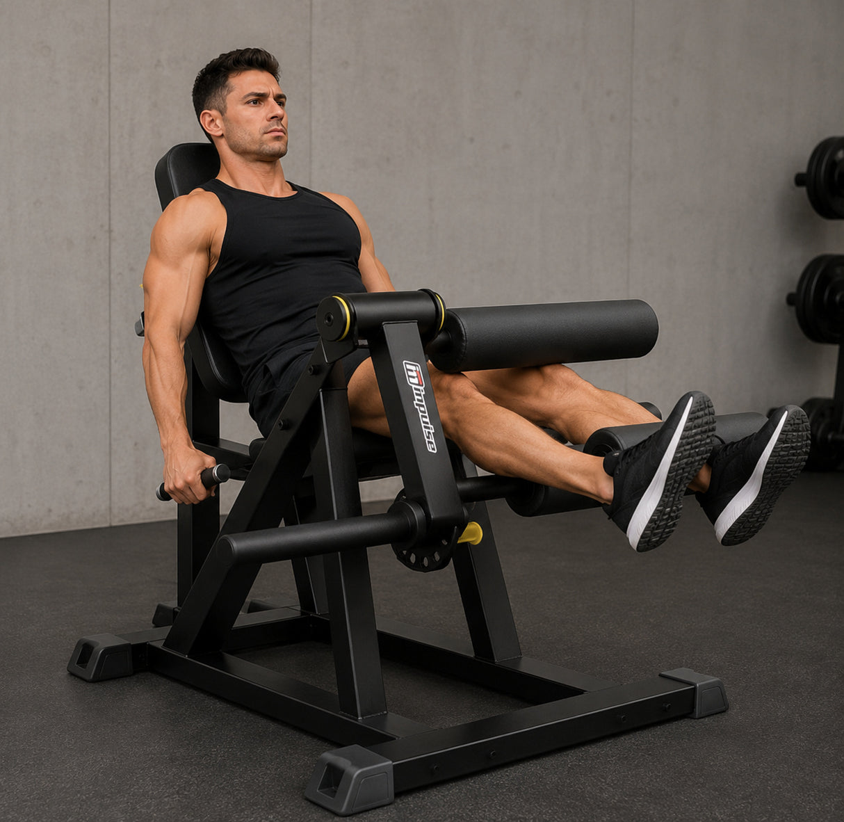 IFP1605 EXTENSIÓN DE PIERNAS SENTADO (SEATED LEG EXTENSION) CARGA CON DISCOS IMPULSE FITNESS