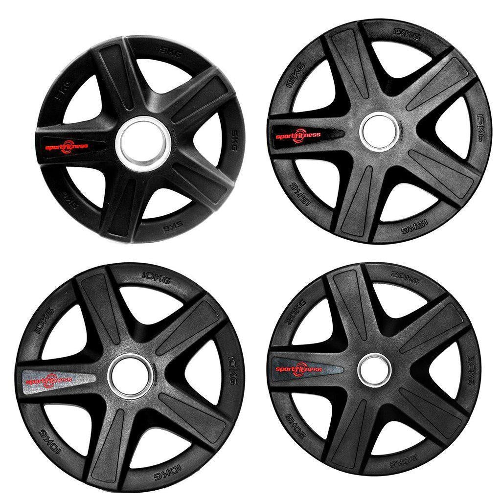 Disco Olímpico en Caucho Inyectado Premium 2”