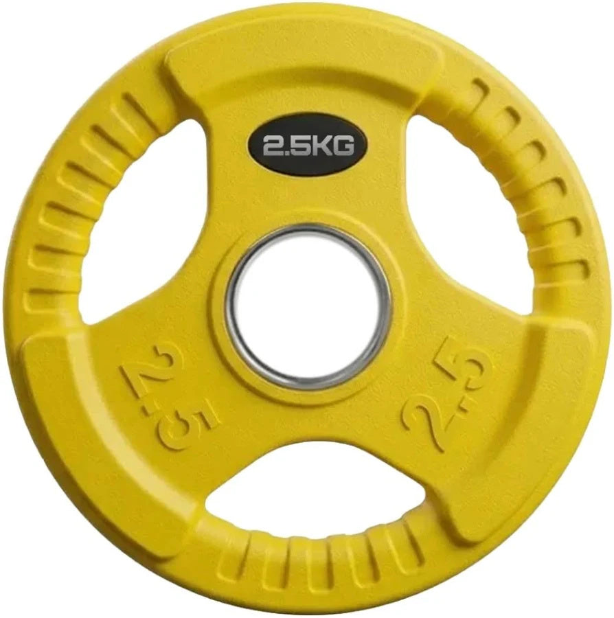 Disco Olímpico Encauchetado con Agarre 2.5KG - 10KG Movifit OK2005