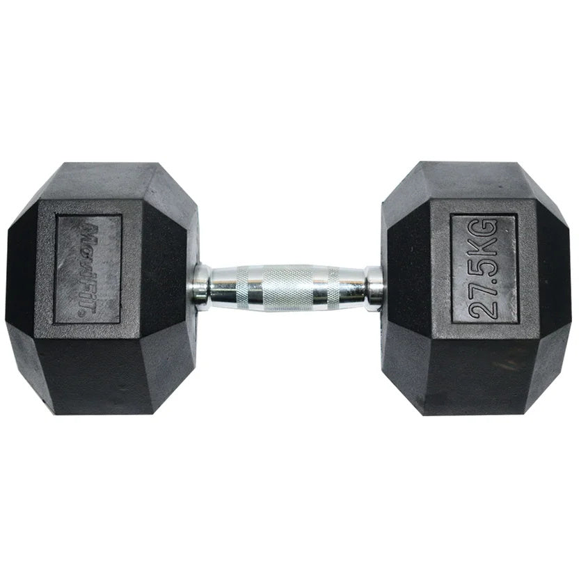 Mancuerna Hexagonal Encauchetada MoviFit 2.5 a 50 kg
