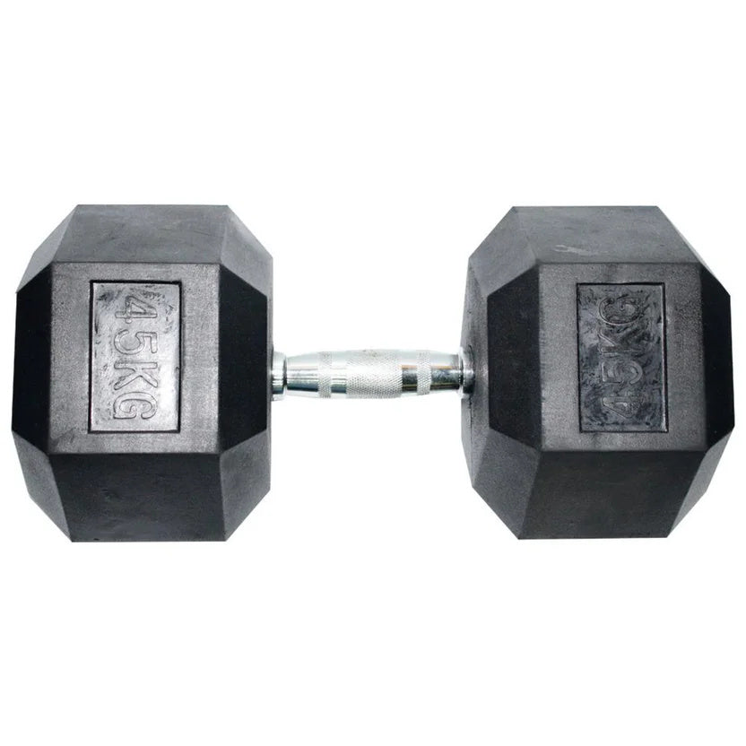 Mancuerna Hexagonal Encauchetada MoviFit 2.5 a 50 kg