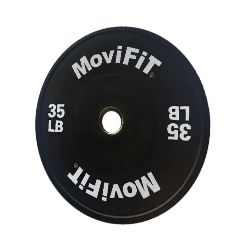 Disco Olimpico En Caucho De 10LBS-35LBS Buje En Acero