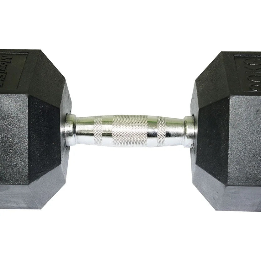 Mancuerna Hexagonal Encauchetada MoviFit 2.5 a 50 kg