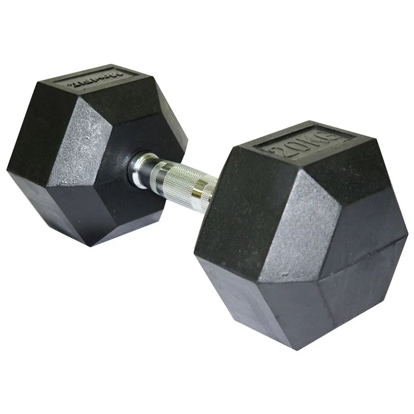 Mancuerna Hexagonal Encauchetada MoviFit 2.5 a 50 kg