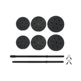 Set De Barra y Pesas De Cemento (100LB)