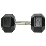 Mancuerna Hexagonal Encauchetada MoviFit 2.5 a 50 kg