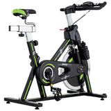 Bicicleta Spinning Genoa Negro Verde
