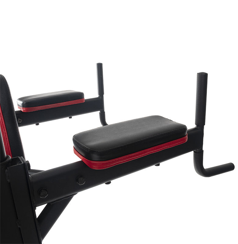 MS-530 SOPORTE MULTIEJERCICIOS PARA DOMINADAS, FONDOS, ABDOMEN AÉREO Y BANCO ABDOMINAL MOVIFIT