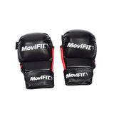 GUANTE DE MMA NEGRO/ROJO HIBRIDO AMATEUR TALLA L