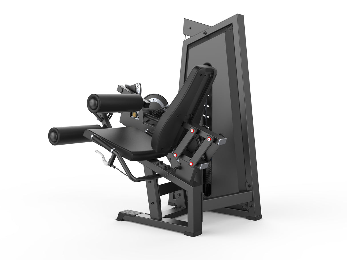 MOV-386 (JN3086) EXTENSIÓN Y FLEXIÓN DE PIERNA SENTADO DOBLE FUNCIÓN (LEG EXTENSION / LEG CURL) SERIE CROSS X MOVIFIT (TORRE DE PESAS 80 KG)