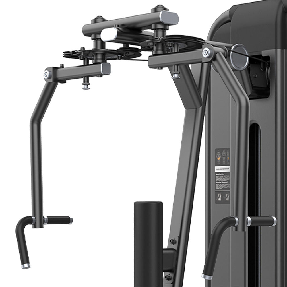 MOV-607D (U2007D) PECTORAL Y DELTOIDES DOBLE FUNCIÓN (PEC FLY / REAR DELT) PREDATOR MOVIFIT (TORRE DE PESAS 110 KG COLOR NEGRO)