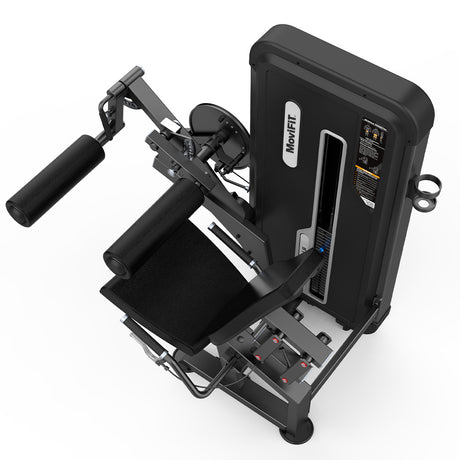 MOV-686A (U3086A) EXTENSIÓN Y FLEXIÓN DE PIERNA SENTADO DOBLE FUNCIÓN (LEG EXTENSION & LEG CURL) APPLE MOVIFIT (TORRE DE PESAS 110 KG COLOR NEGRO)