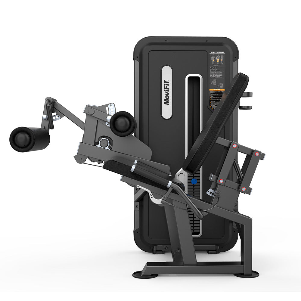 MOV-686A (U3086A) EXTENSIÓN Y FLEXIÓN DE PIERNA SENTADO DOBLE FUNCIÓN (LEG EXTENSION & LEG CURL) APPLE MOVIFIT (TORRE DE PESAS 110 KG COLOR NEGRO)