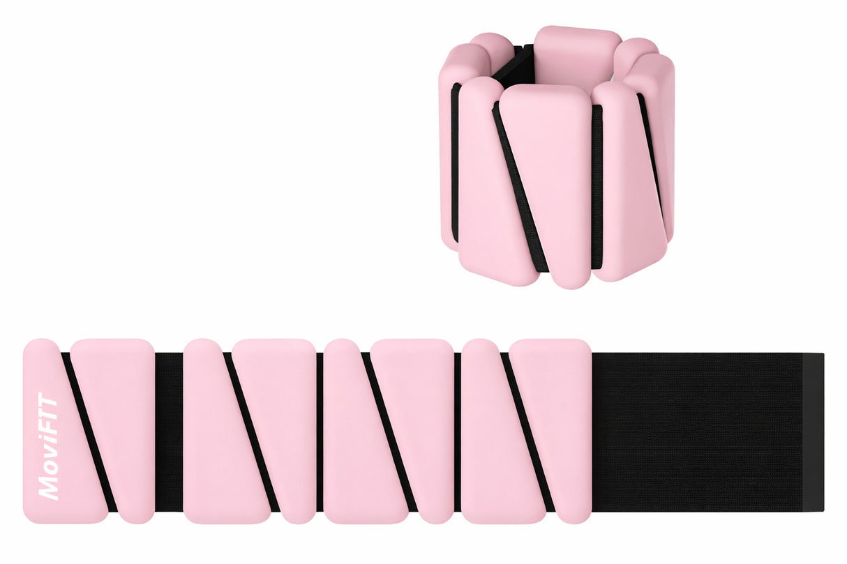 PAR DE PESAS ROSADAS PARA MUÑECA OK1721