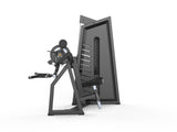 MOV-387 (JN3087) FLEXIÓN DE BÍCEPS Y EXTENSIÓN DE TRÍCEPS DOBLE FUNCIÓN (CAMBER CURL / TRICEPS) SERIE CROSS X MOVIFIT (TORRE DE PESAS 80 KG)