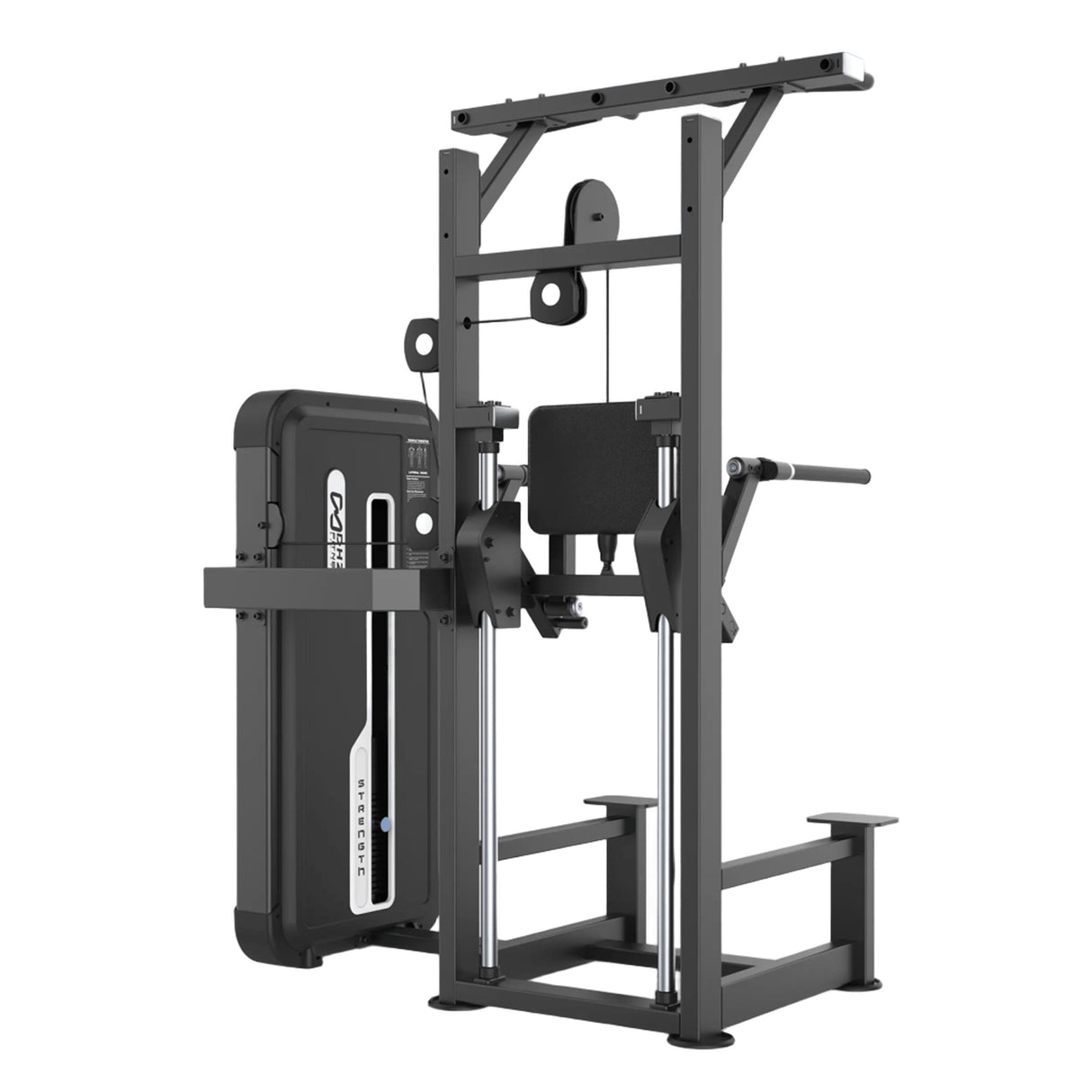 MOV-609A (U3009A) DOMINADAS Y FONDOS ASISTIDOS (DIP/CHIN ASSIST) APPLE MOVIFIT (TORRE DE PESAS 99 KG) (COLOR NEGRO)