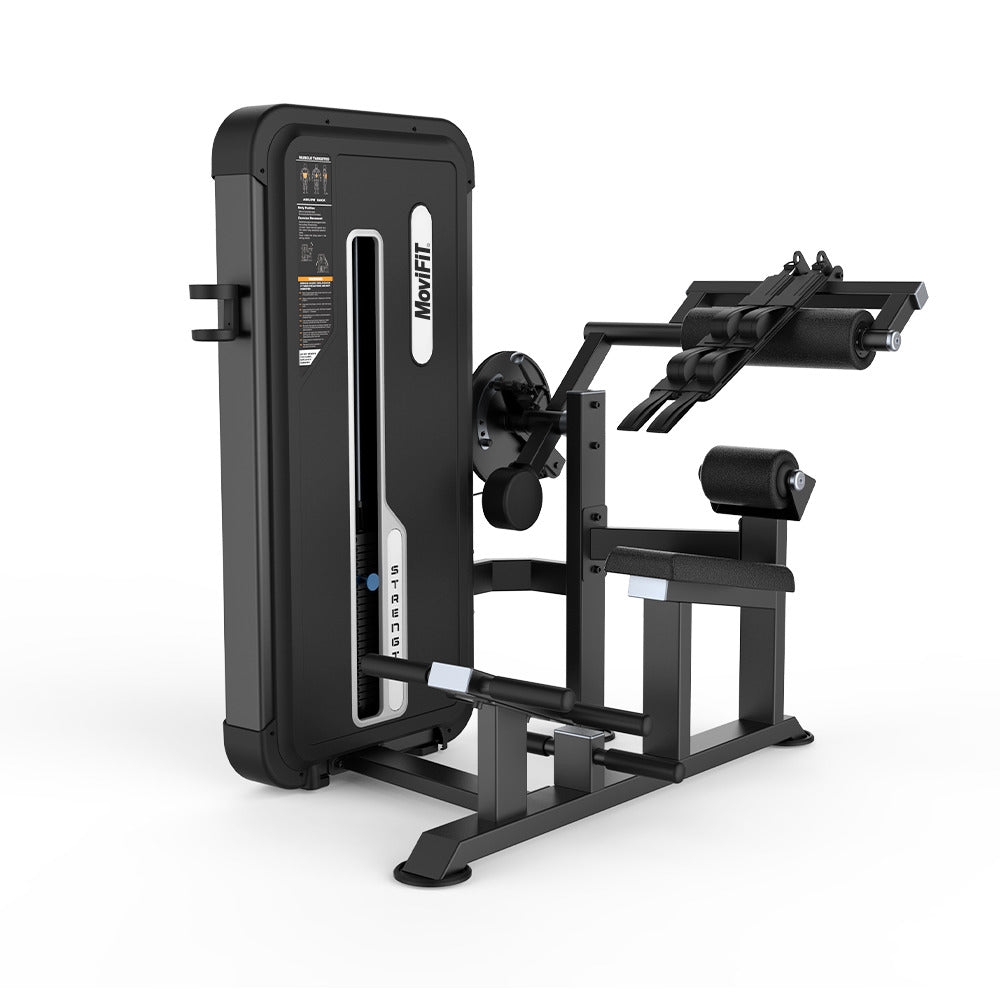 MOV-688A (U3088A) CRUNCH ABDOMINAL Y EXTENSIÓN LUMBAR DOBLE FUNCIÓN (ABDOMINAL & BACK EXTENSION) SERIE APPLE MOVIFIT (TORRE DE PESAS 110 KG)