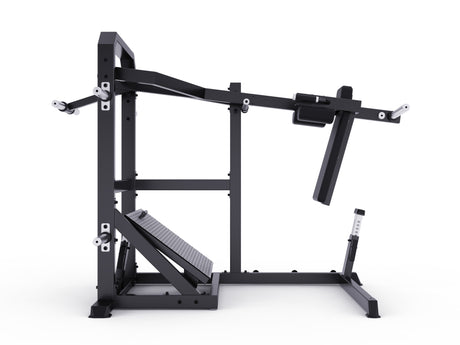 MOV-A610 (A610) SENTADILLA PÉNDULO (PENDULUM SQUAT) CARGA CON DISCOS MOVIFIT (COLOR NEGRO)