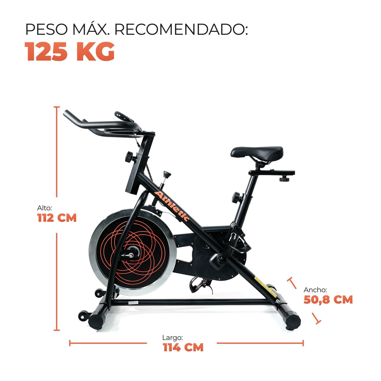 BICICLETA TIPO SPINNING ATHLETIC 400BS
