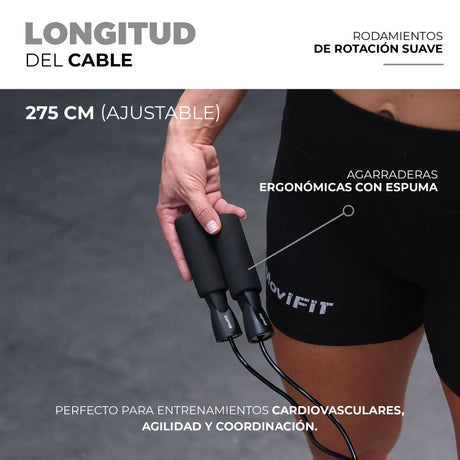 LAZO PARA SALTO PVC CON RODAMIENTOS