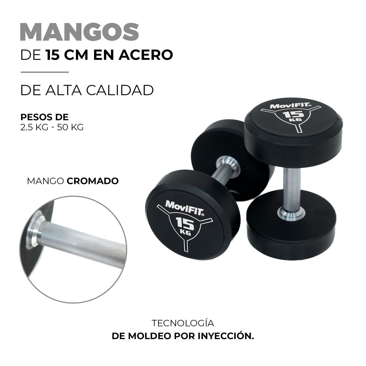 MANCUERNA REDONDA PREMIUM EN URETANO