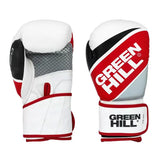 Guantes de boxeo blanco/rojo/negro 14 oz