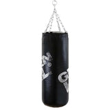 Saco de Boxeo Vinilo Negro 12 x 35 Cm