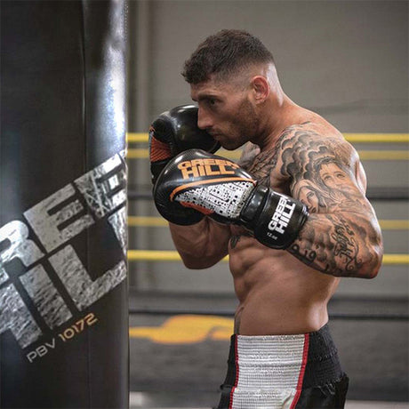Saco de Boxeo Vinilo Negro 12 x 35 Cm