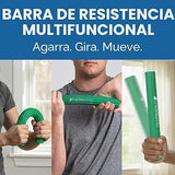 Ejercitador de mano y muñeca, Flexbar 12", CanDo verde