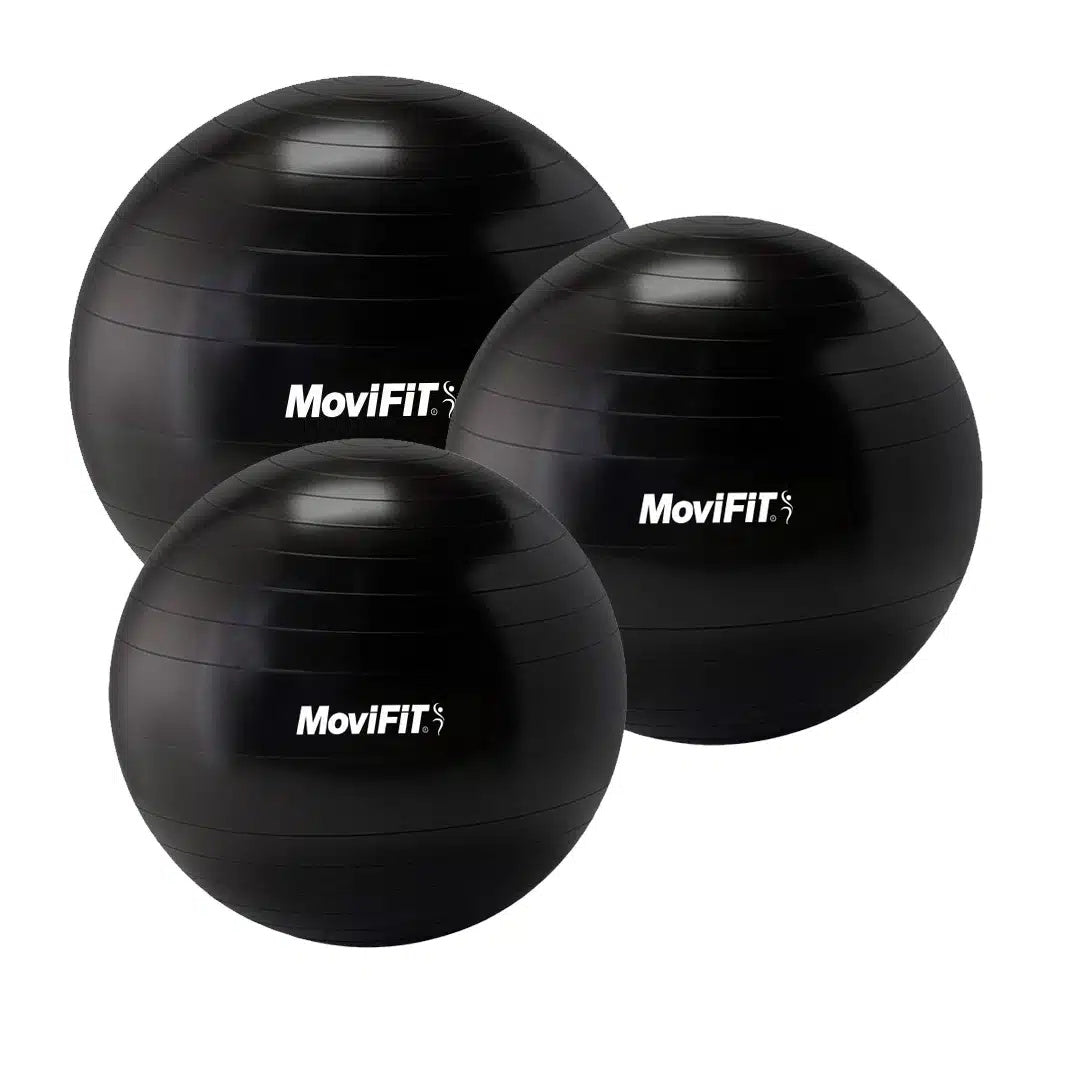 Balón de Pilates Negro de 55CM – 75CM OK1204 Movifit