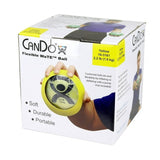 Pelota con peso incorporado 1 kg, diámetro12,7cm, Amarillo, CanDo.