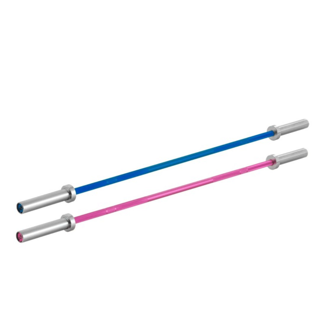 Barra Recta en Aluminio Azul/Rosa