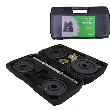KIT DE MANCUERNAS DE 15 KG