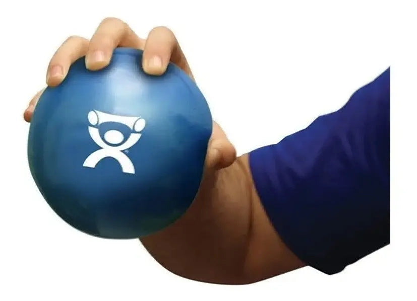 Pelota con peso incorporado 2.5kg, diámetro12,7cm, Azul, CanDo