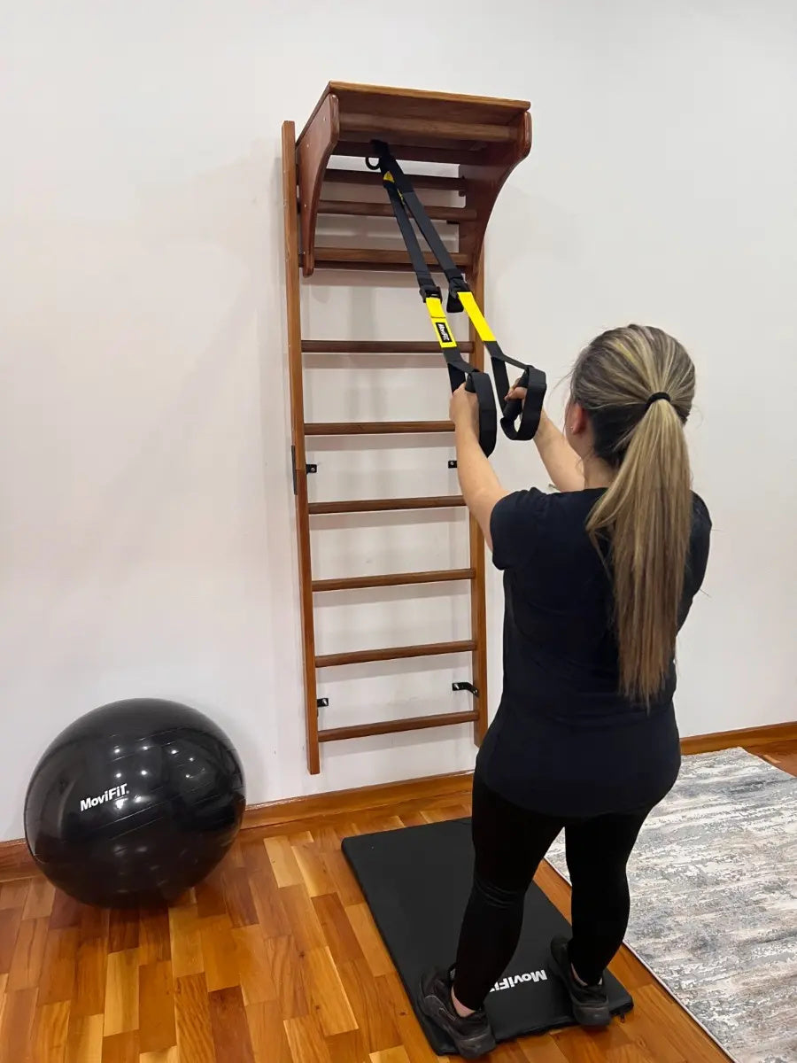 SET DE ESCALERA ESPALDERA SUECA