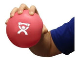 Pelota con peso incorporado 1.5 kg, diámetro12,7cm, Rojo, CanDo.