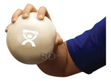 Pelota con peso incorporado 0,5kg, diámetro12,7cm, color canela, CanDo.