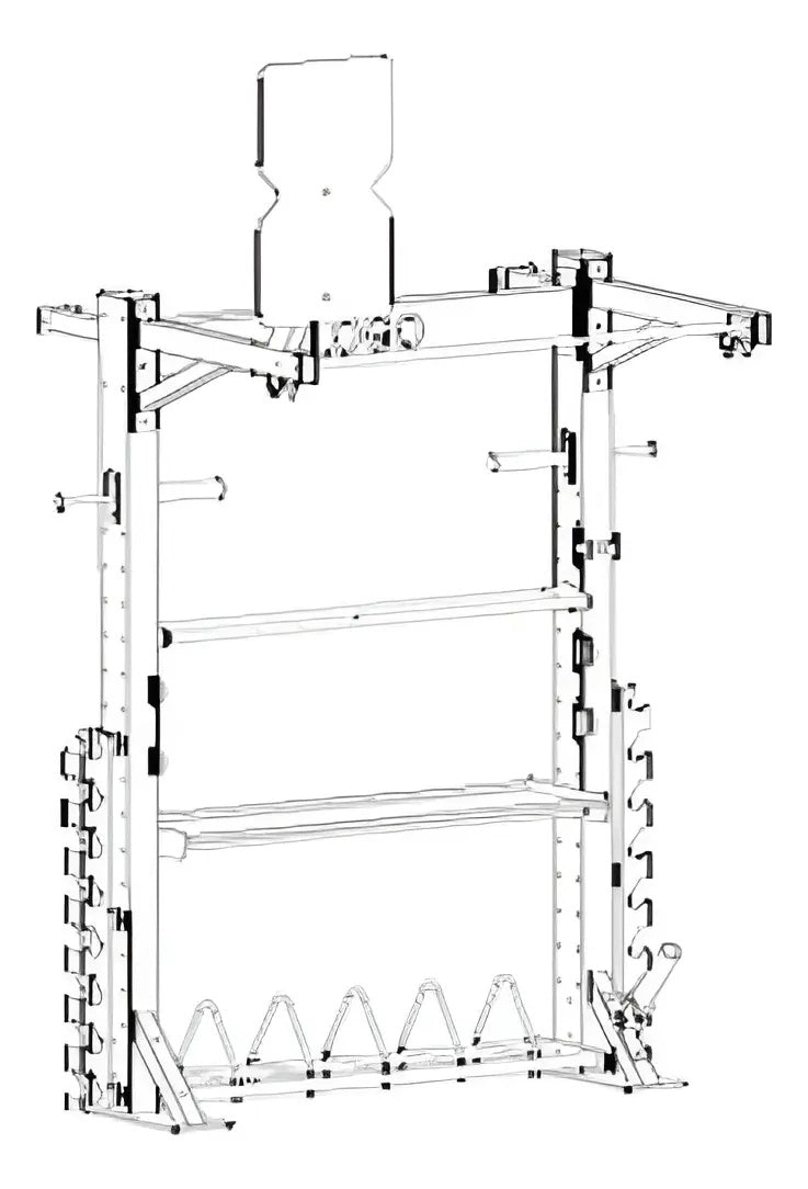 Rack Modular Para Accesorios Gym