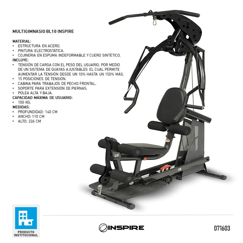 Multi Gimnasio BL10 Inspire