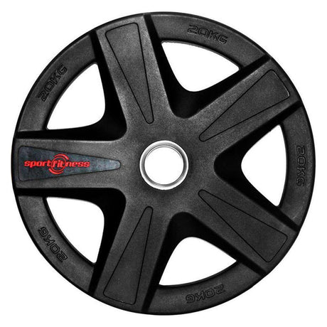 Disco Olimpico en Caucho Inyectado Premium 2 Pulgadas 1 FabriFit Colombia Gimnasios Colombia
